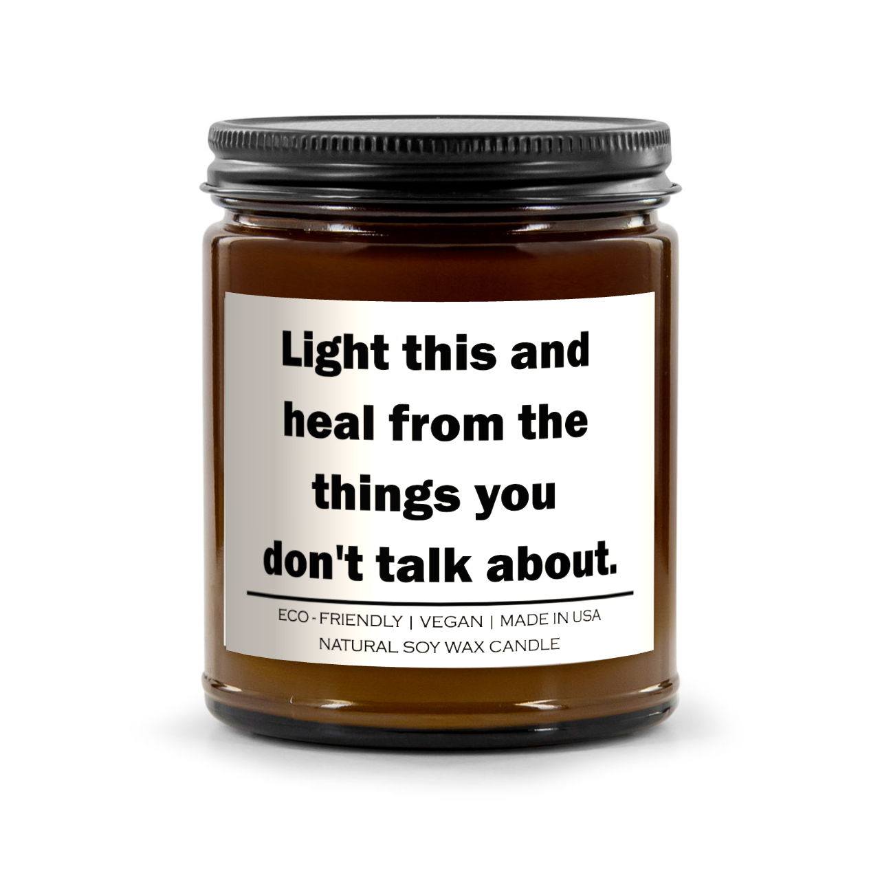 Light this and heal from the things you don't talk about Candle - Mavvea