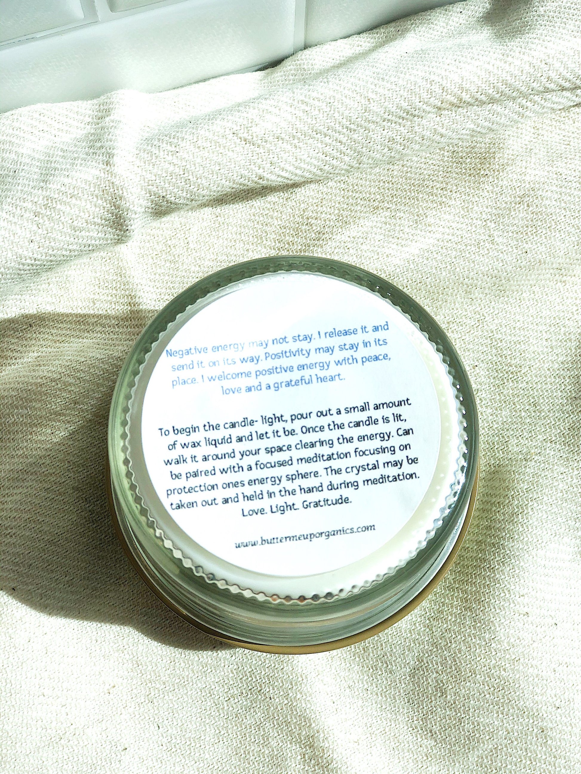 Space Clearing Intention Candle - Mavvea